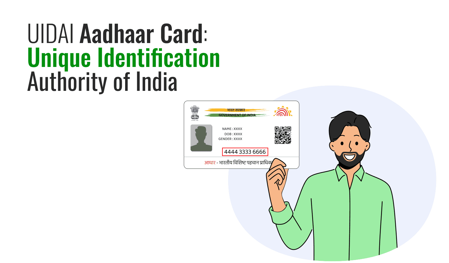 UIDAI Aadhaar Card : Unique Identification Authority of India